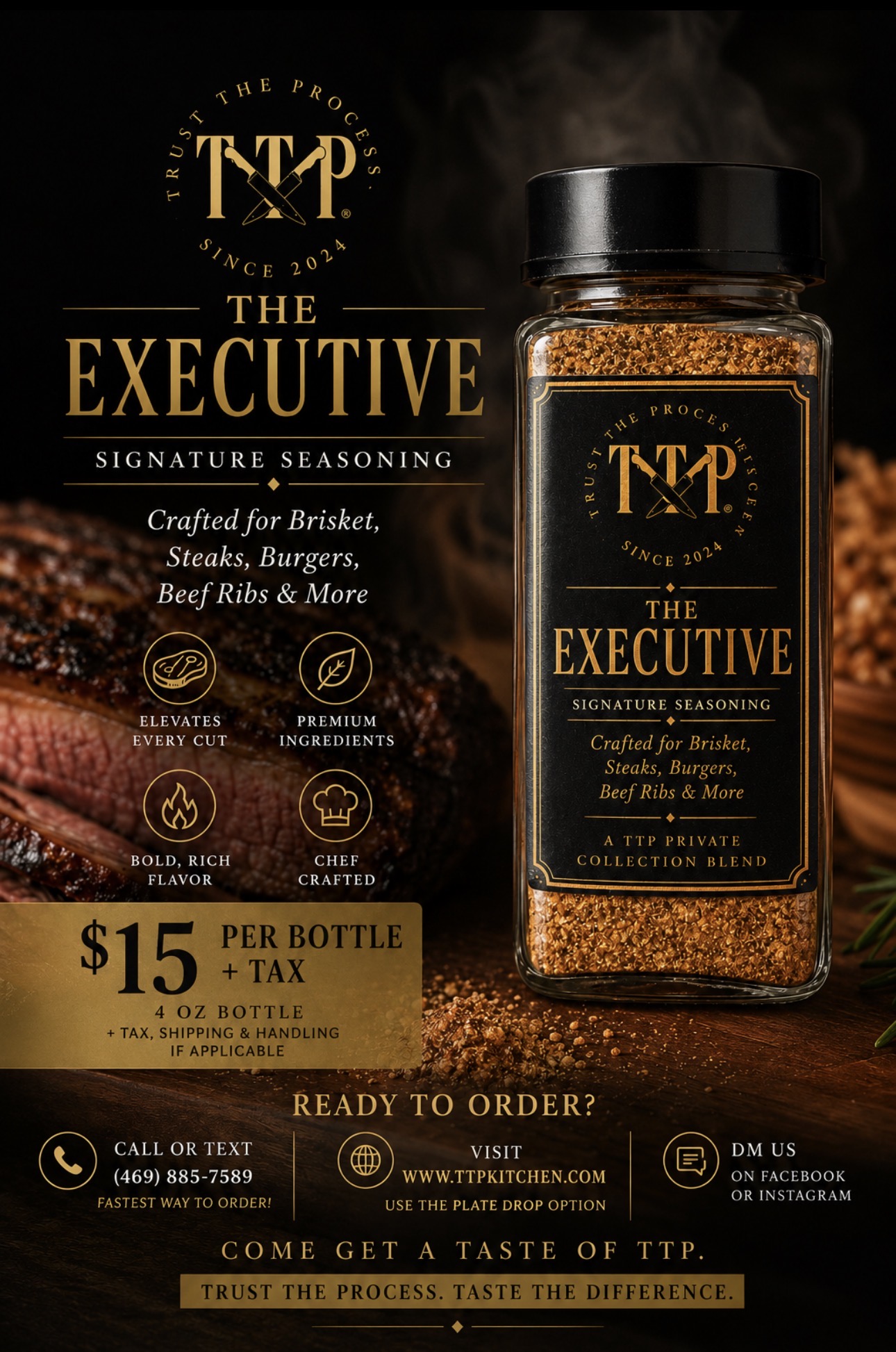 The Executive signature seasoning by TTP Kitchen
